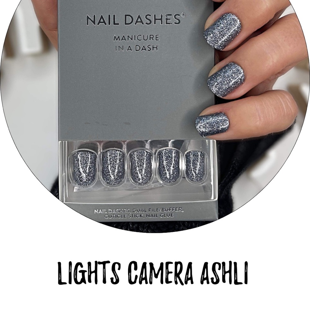 Nail Dashes Glitter Manicure Set